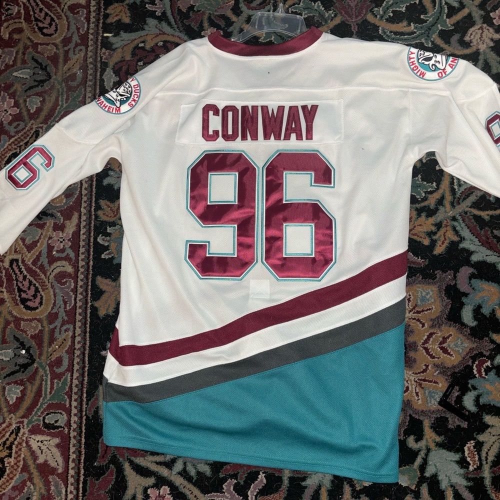 Charlie Conway official NHL Mighty Ducks Jersey (Large)